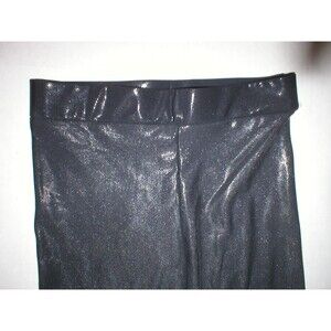 NWT New Womens S Delphine Murat Paris Pants Skinny Black Leggings Shimmer France